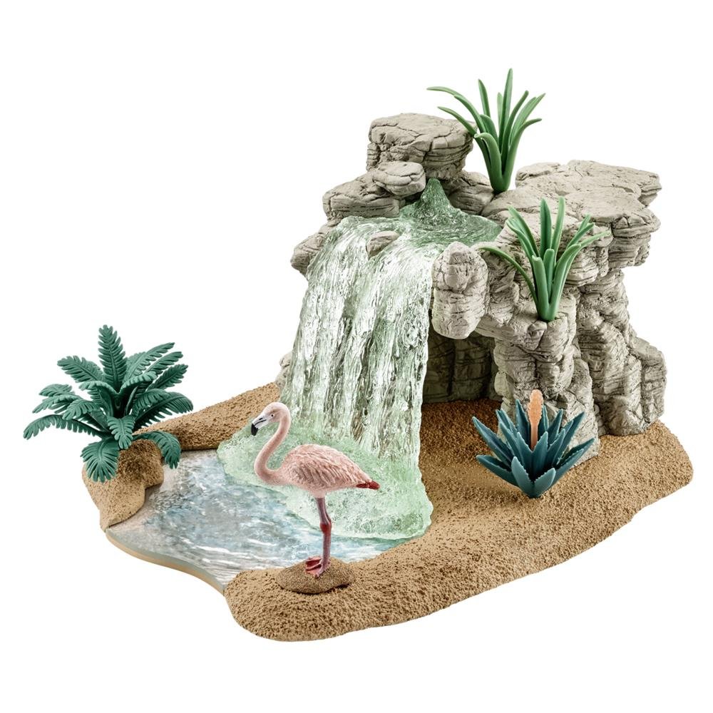 【貴重】廃盤　シュライヒ　Schleich wild life サバンナの滝 Amazon.co.jp: Schleich シュライヒ ワイルドライフ サバンナの滝